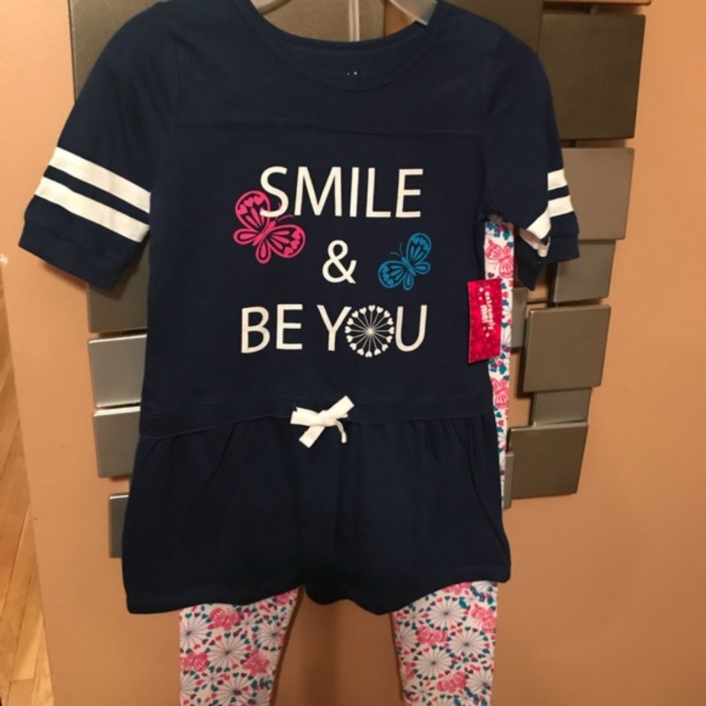 Girls Legging Set (Smile & Be You)